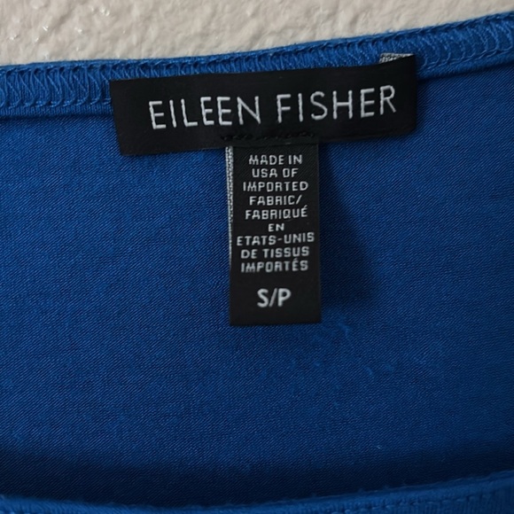 Eileen Fisher Women’s Long-Sleeve Tunic Top, Small, Blue - Picture 2 of 4